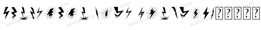 Lightning Bolt Regular字体转换
